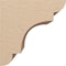 Ekena Millwork 12"W x 12"D x 12"H Wide New Brighton Rough Cedar Woodgrain TimberThane Corbel, Primed Tan CORUR12X12X12NEBRCPR - alternate 5